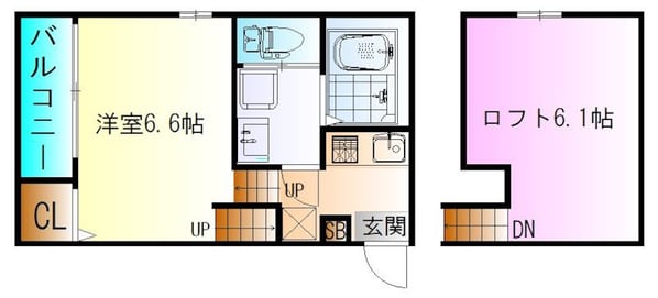 中野栄駅 徒歩7分 2階の物件間取画像